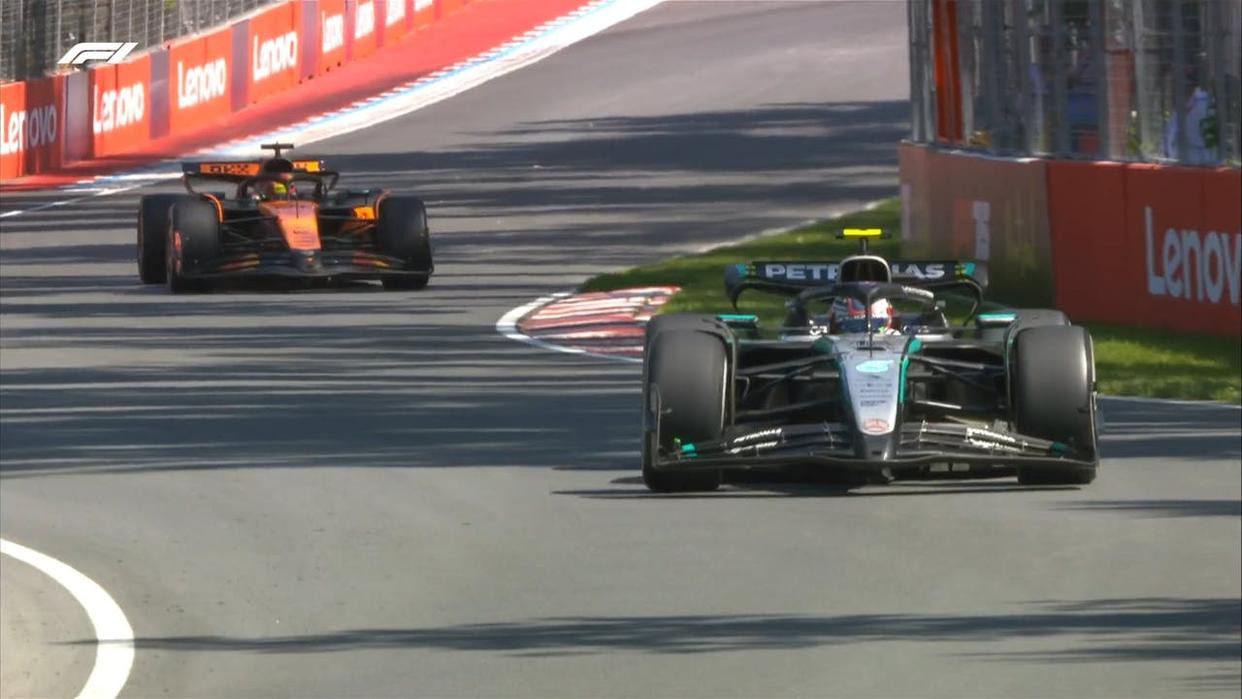 迈凯伦横扫梅赛德斯,拉塞尔点燃赛场 迈凯伦横扫梅赛德斯,拉塞尔点燃赛场